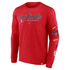 MLB St. Louis Cardinals Fanatics Strike the Goal Long Sleeve T-Shirt