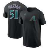MLB Randy Johnson Arizona Diamondbacks Nike Fuse Name & Number T-Shirt