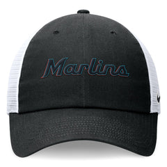 MLB Miami Marlins Nike Wordmark Adjustable Trucker Hat