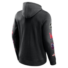 NHL Black Washington Capitals Fanatics Wild Winner Pullover Hoodie