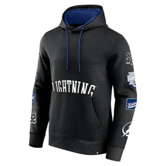 NHL Black Tampa Bay Lightning Fanatics Wild Winner Pullover Hoodie