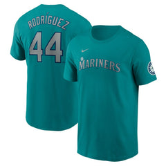 MLB Julio Rodríguez Seattle Mariners Nike Fuse Name & Number Inline T-Shirt