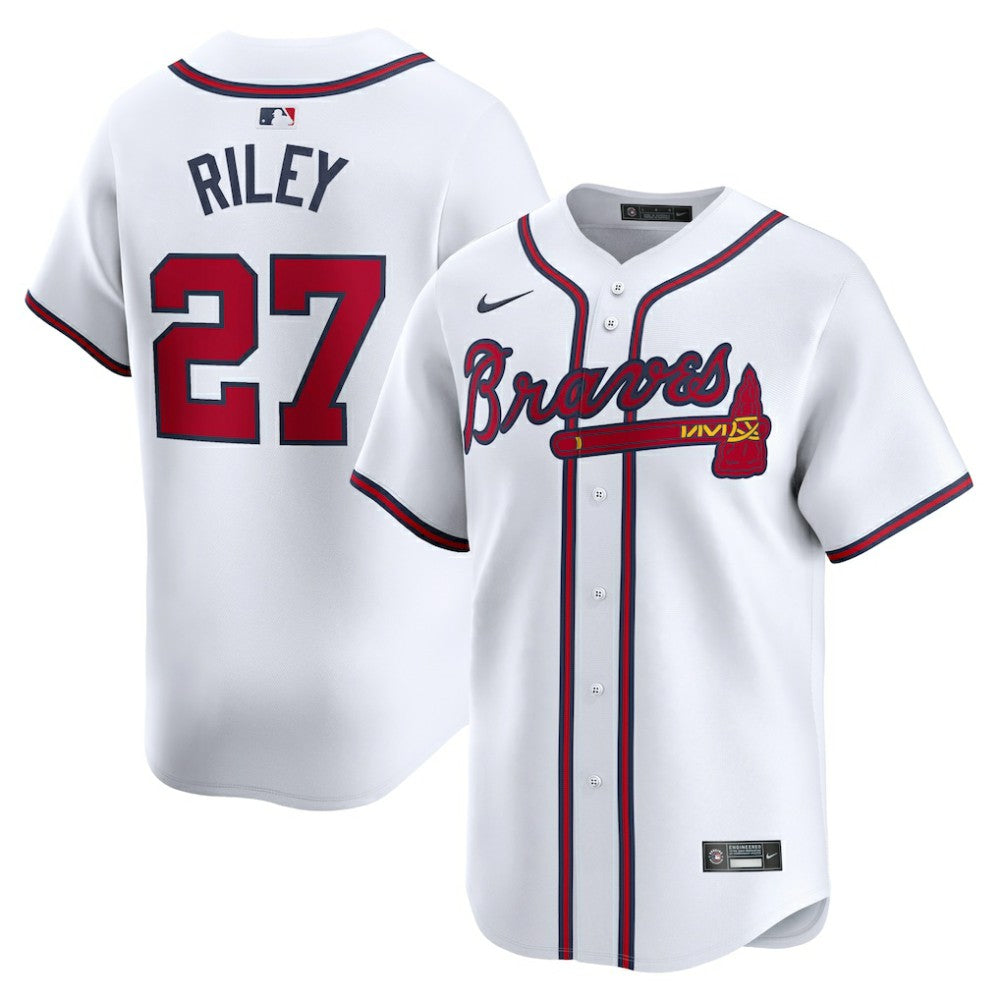 MLB Austin Riley Atlanta Braves Nike Home Limited Player Jersey