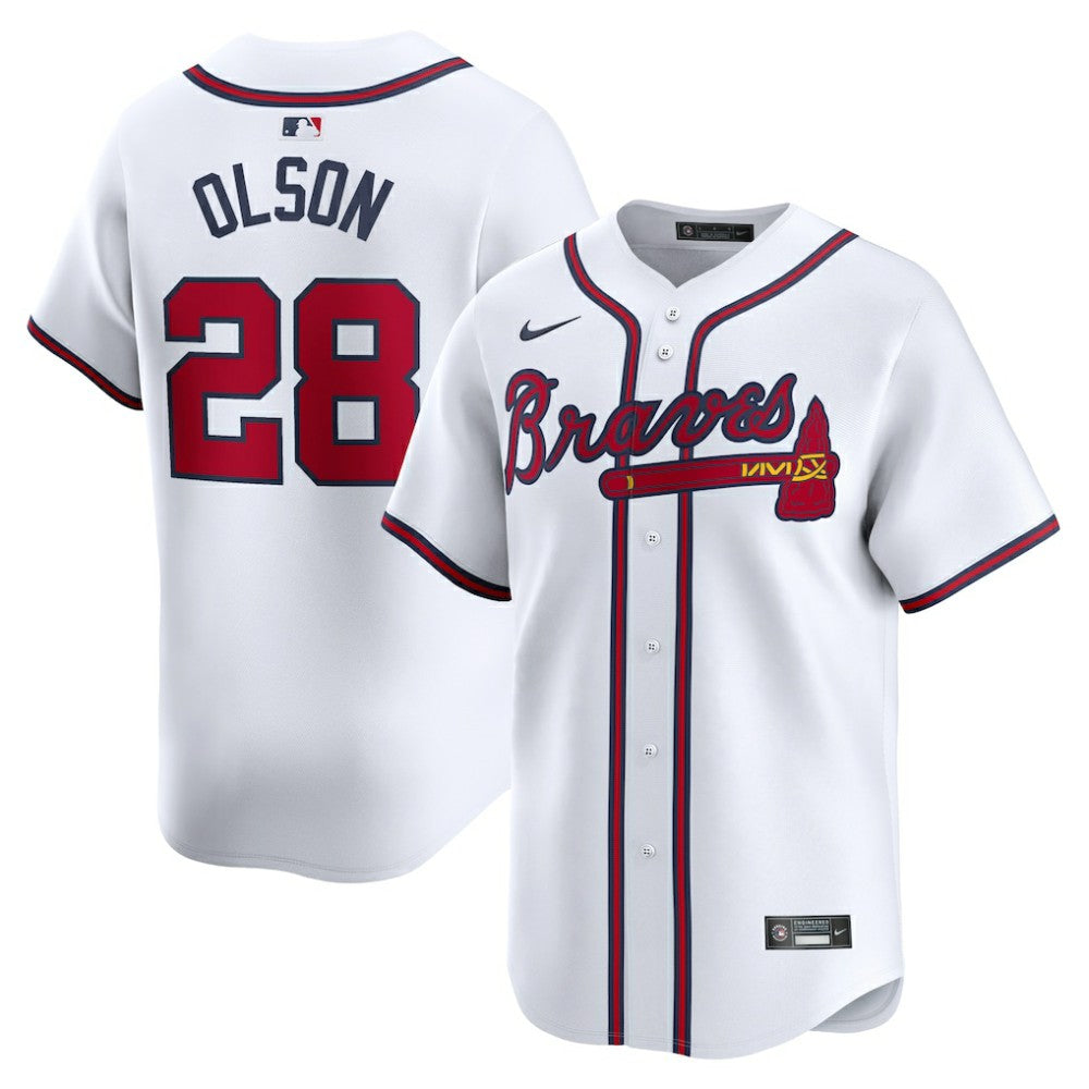 MLB Matt Olson Atlanta Braves Nike Home Limited Player Jersey