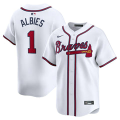 MLB Ozzie Albies Atlanta Braves Nike Home Limited Player Jersey