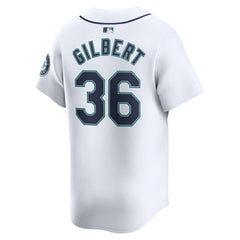 MLB Logan Gilbert Seattle Mariners Nike Home Limited Player Jersey