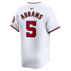MLB CJ Abrams Washington Nationals Nike Home Limited Player Jersey