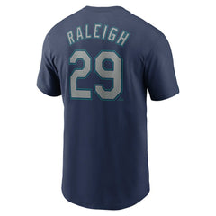 MLB Cal Raleigh Seattle Mariners Nike Fuse Name & Number T-Shirt