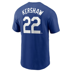 MLB Clayton Kershaw Los Angeles Dodgers Nike Fuse Name & Number T-Shirt