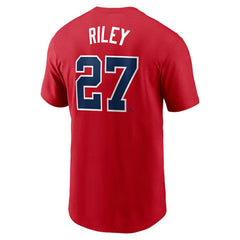 MLB Austin Riley Atlanta Braves Nike Fuse Name & Number T-Shirt