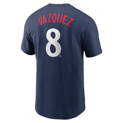 MLB Christian Vazquez Minnesota Twins Nike Fuse Name & Number T-Shirt