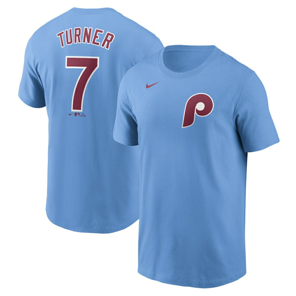 MLB Trea Turner Philadelphia Phillies Nike Fuse Name & Number T-Shirt