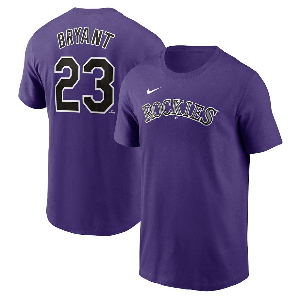 MLB Kris Bryant Colorado Rockies Nike Fuse Name & Number T-Shirt