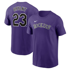MLB Kris Bryant Colorado Rockies Nike Fuse Name & Number T-Shirt