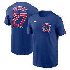 MLB Seiya Suzuki Chicago Cubs Nike Fuse Name & Number T-Shirt