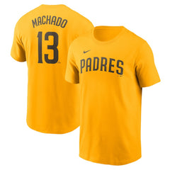 MLB Manny Machado San Diego Padres Nike Fuse Name & Number T-Shirt