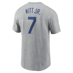 MLB Bobby Witt Jr. Kansas City Royals Nike Fuse Name & Number T-Shirt