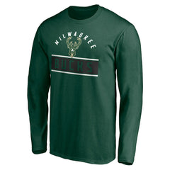 NBA Milwaukee Bucks Team Arch Knockout Long Sleeve T-Shirt
