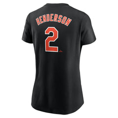 MLB Gunnar Henderson Baltimore Orioles Nike Women's Cooperstown Collection Fuse Name & Number T-Shirt