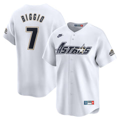 MLB Craig Biggio Houston Astros Nike Throwback Cooperstown Collection Limited Jersey