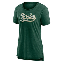 NBA Milwaukee Bucks Women's League Leader Tri-Blend T-Shirt