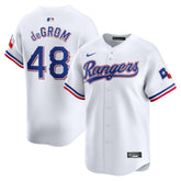 MLB Jacob deGrom Texas Rangers Nike Home Limited Player Jersey
