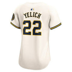 MLB Christian Yelich Milwaukee Brewers Nike Women's Home Limited Player Jersey