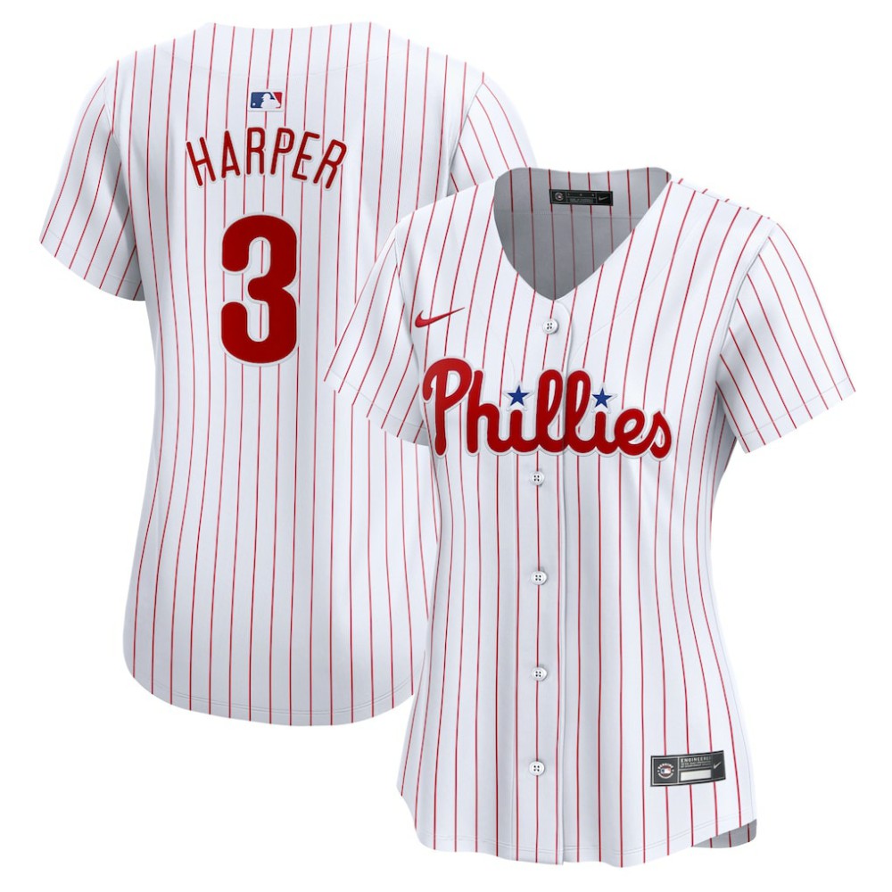 MLB Bryce Harper Philadelphia Phillies Nike Women's Home Limited Player Jersey