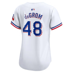 MLB Jacob deGrom Texas Rangers Nike Women's Home Limited Player Jersey