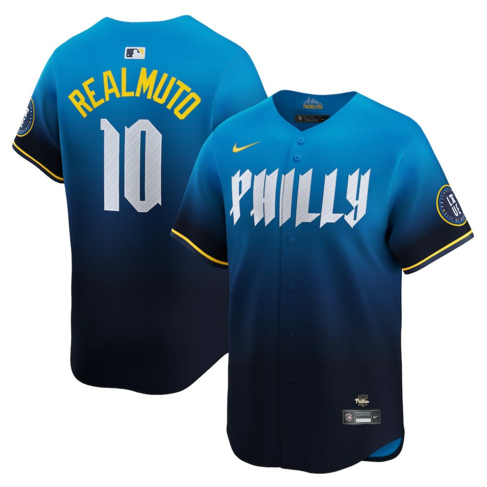 MLB J.T. Realmuto Philadelphia Phillies Nike 2024 City Connect Limited Player Jersey