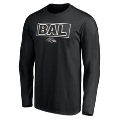 Squad Throwbacks Long Sleeve T-Shirt - Baltimore Ravens