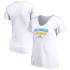 Women's Depth Chart V-Neck T-Shirt - Los Angeles Chargers