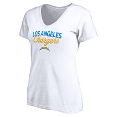 Women's Depth Chart V-Neck T-Shirt - Los Angeles Chargers
