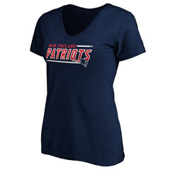 Women's Mascot In Bounds V-Neck T-Shirt - New England Patriots
