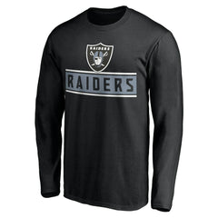 Team Arch Knockout Long Sleeve T-Shirt - Las Vegas Raiders