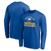 NHL Royal Buffalo Sabres Team Arch Knockout Long Sleeve T-Shirt