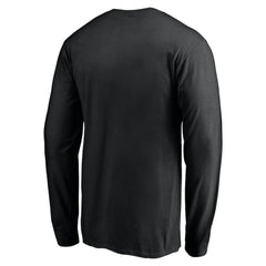 NHL Black Pittsburgh Penguins Team Arch Knockout Long Sleeve T-Shirt