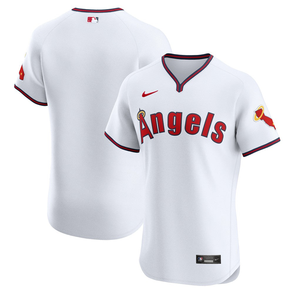 MLB Los Angeles Angels Nike Alternate Vapor Premier Elite Patch Jersey