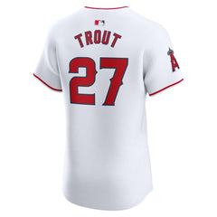 MLB Mike Trout Los Angeles Angels Nike Home Elite Player Jersey