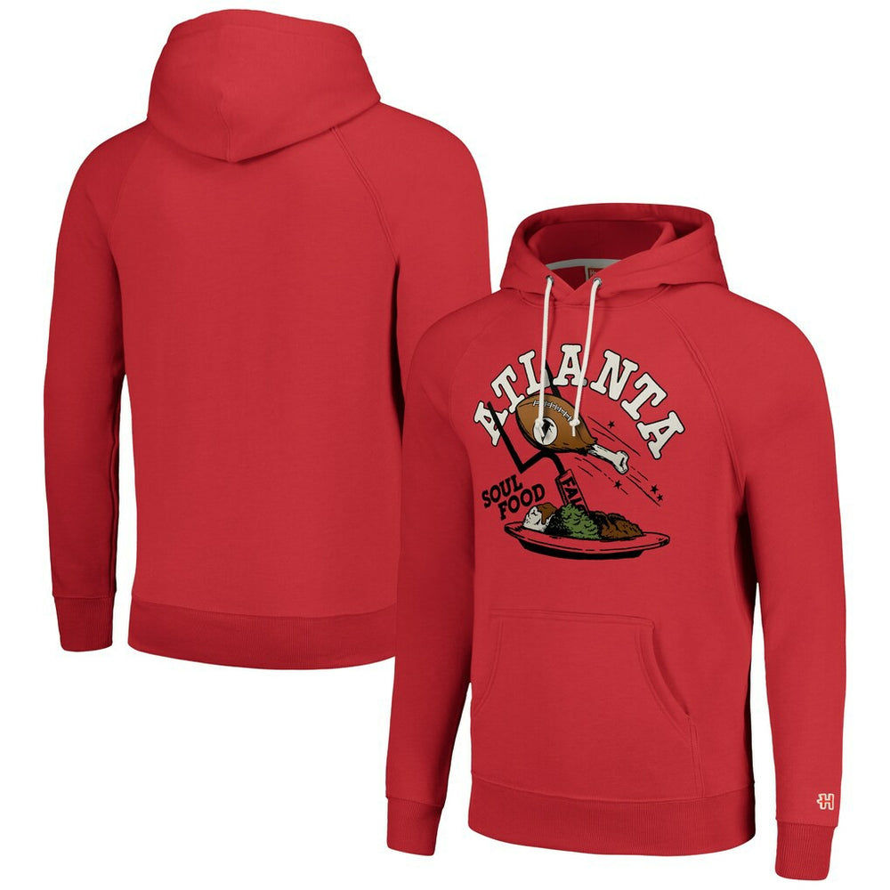 Homage Unisex NFL x Guy Fieri’s Flavortown Tri-Blend Pullover Hoodie - Atlanta Falcons