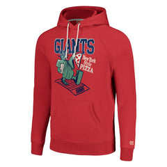 Homage Unisex NFL x Guy Fieri’s Flavortown Tri-Blend Pullover Hoodie - New York Giants