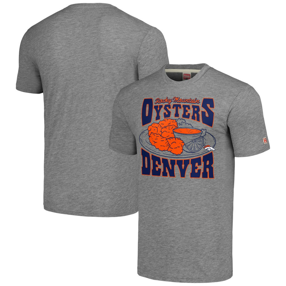 Homage Unisex NFL x Guy Fieri’s Flavortown Tri-Blend T-Shirt - Denver Broncos