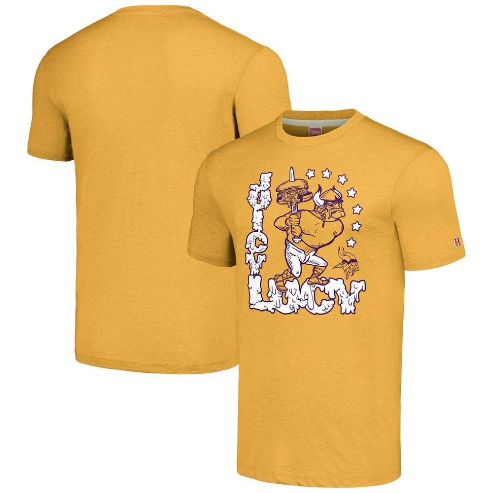 Homage Unisex NFL x Guy Fieri’s Flavortown Tri-Blend T-Shirt - Minnesota Vikings