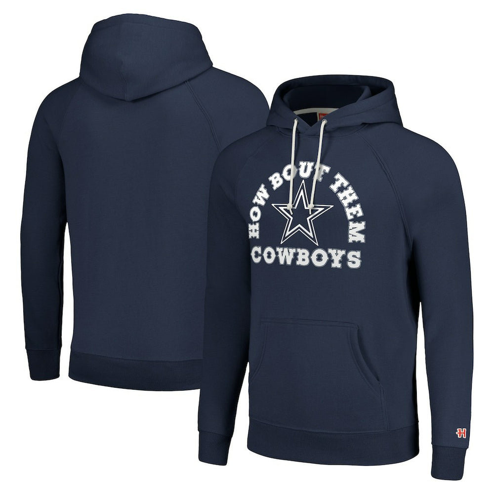 Homage Unisex Hyperlocal Raglan Pullover Hoodie - Dallas Cowboys