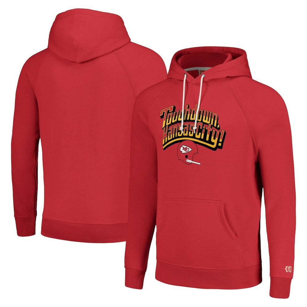 Homage Unisex Hyperlocal Raglan Pullover Hoodie - Kansas City Chiefs