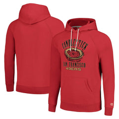 Homage Unisex Hyperlocal Raglan Pullover Hoodie - San Francisco 49ers