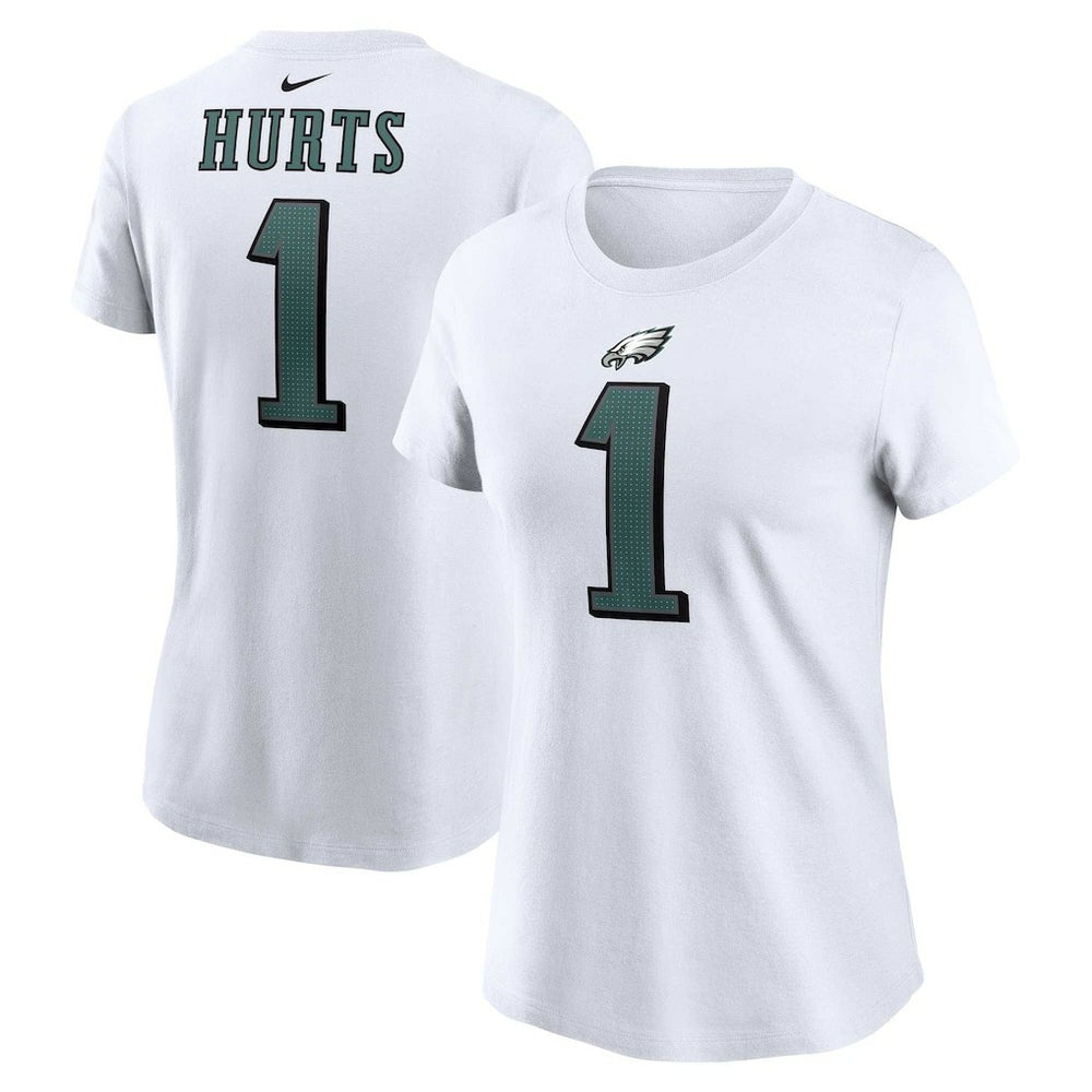 Jalen Hurts Women's Player Name & Number T-Shirt - Philadelphia Eagles