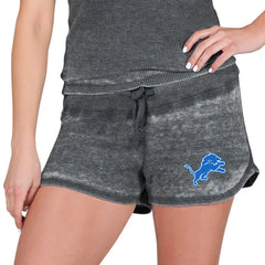 Concepts Sport Women's Resurgence Waffle Knit Shorts - Detroit Lions