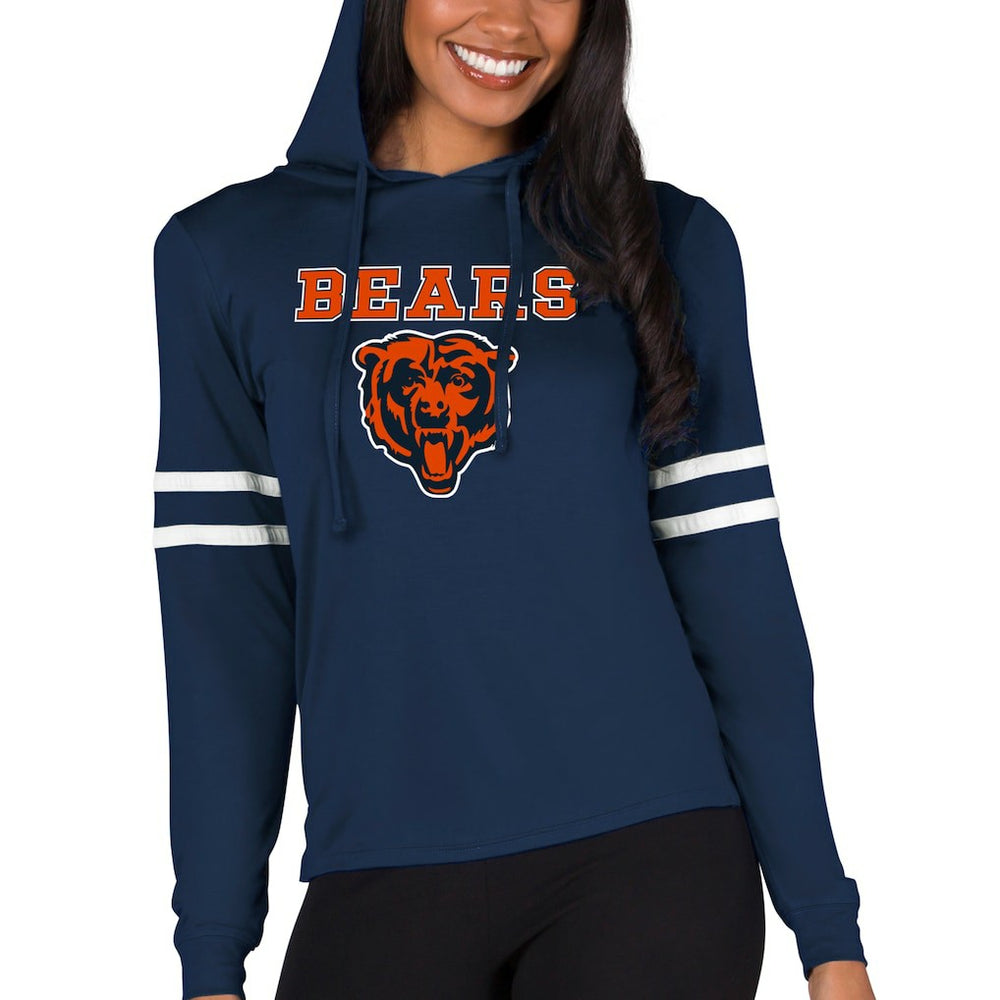 Concepts Sport Women's Marathon Lightweight Lounge Pullover Hoodie - Chicago Bears