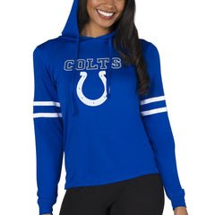 Concepts Sport Women's Marathon Lightweight Lounge Pullover Hoodie - Indianapolis Colts